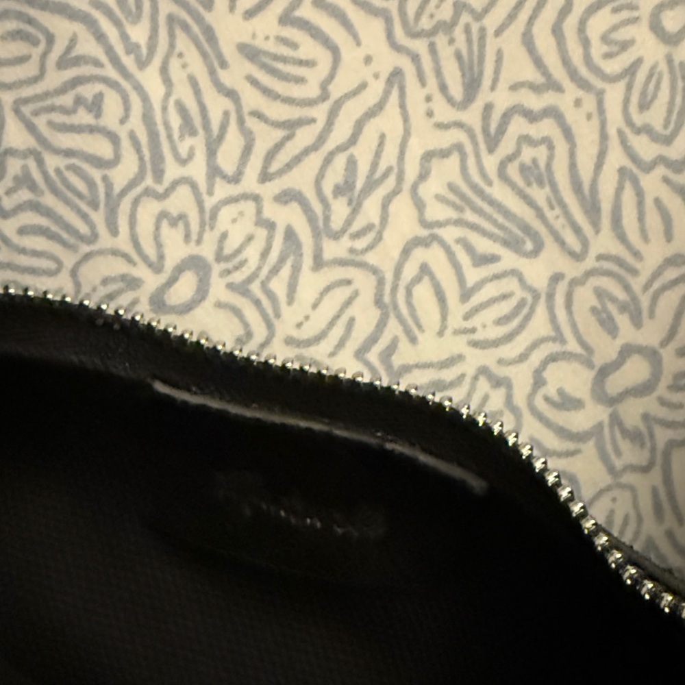 EUC Madewell The Medium Crystal Embellished Suede Bag Black/Silver - Picture 5 of 7